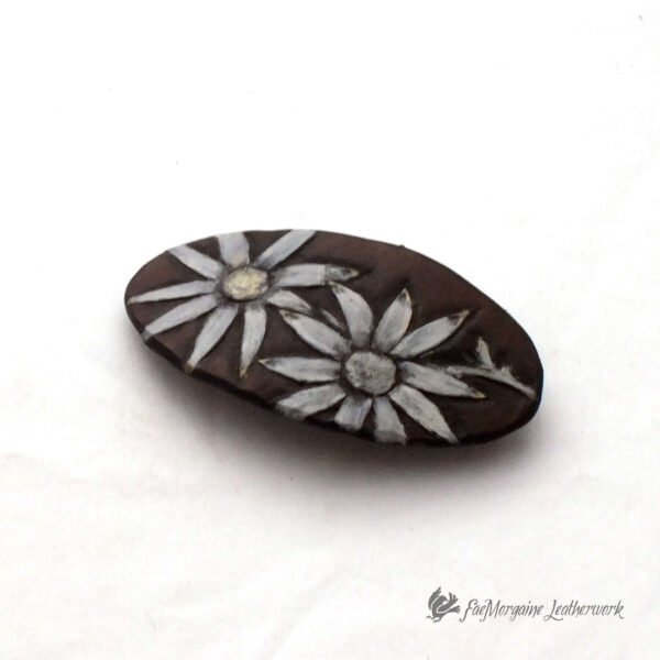 Flannel Flower Hair Barrette